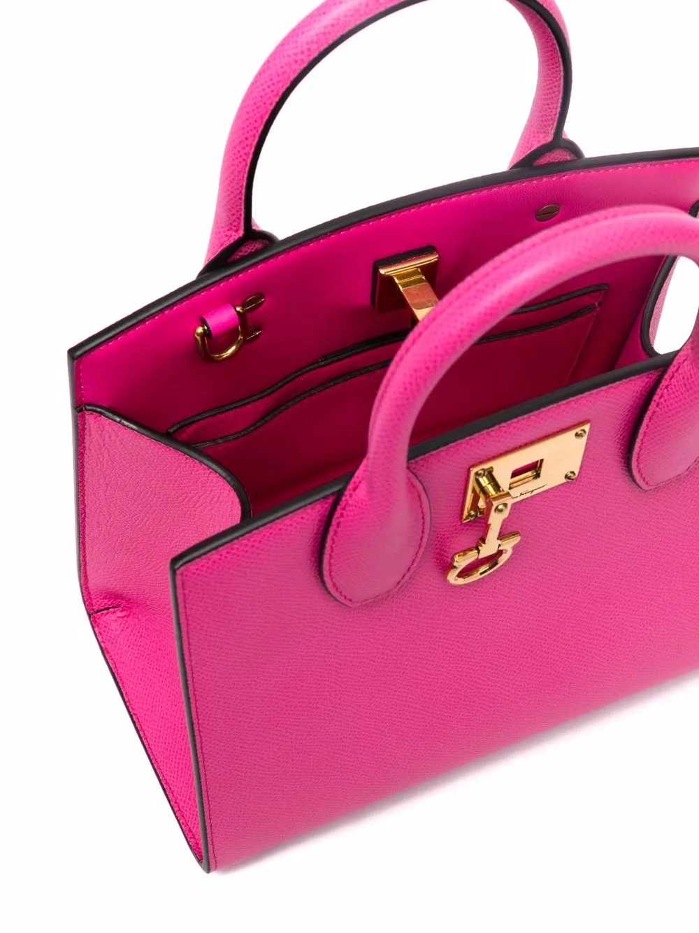 фото Salvatore ferragamo сумка-тоут gancini размера мини