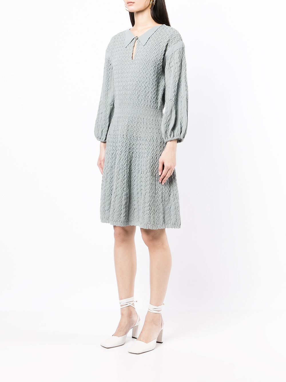 CHANEL ruched knitted dress Women