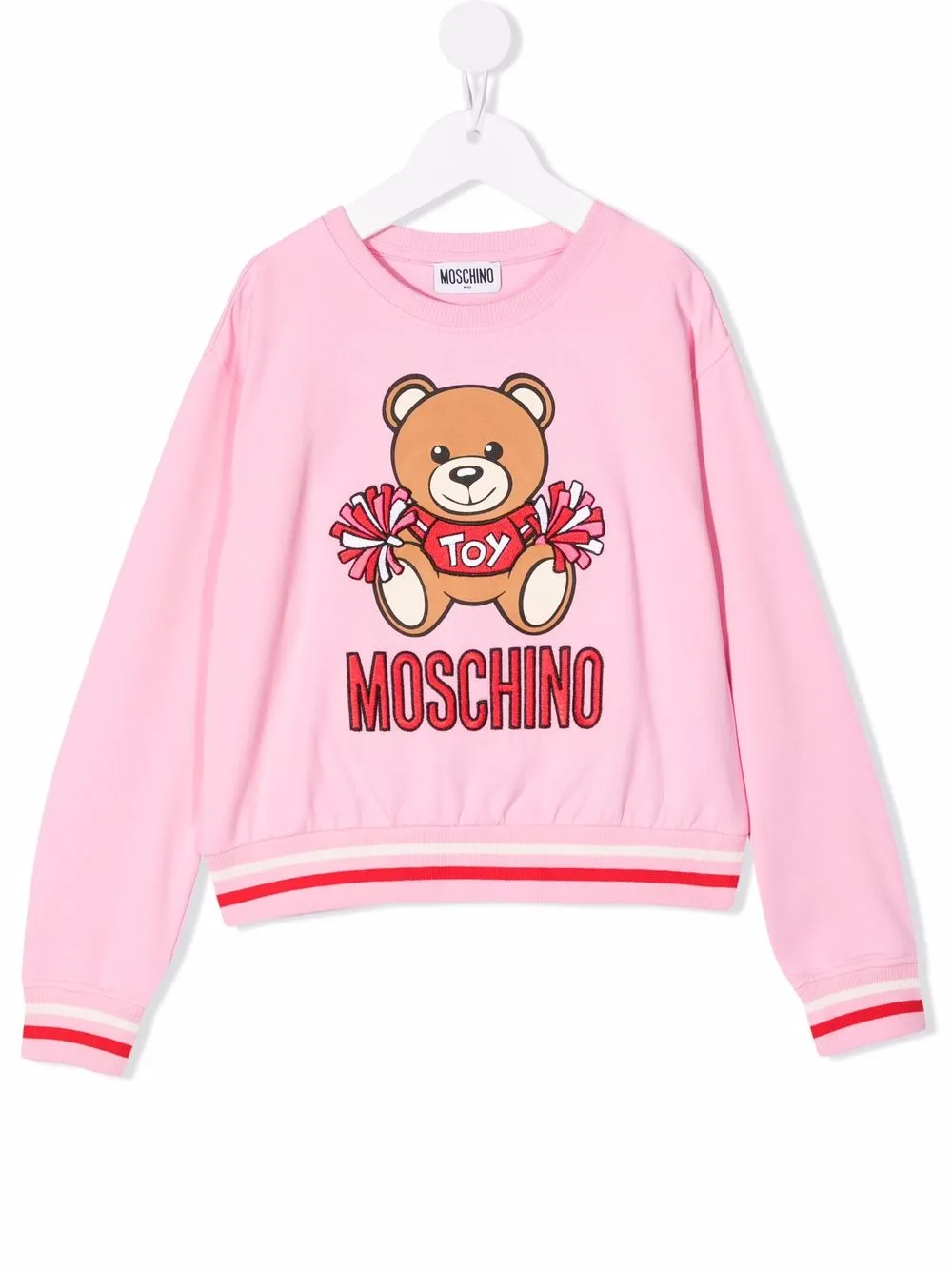 

Moschino Kids hoodie con motivo Teddy Bear - Rosado