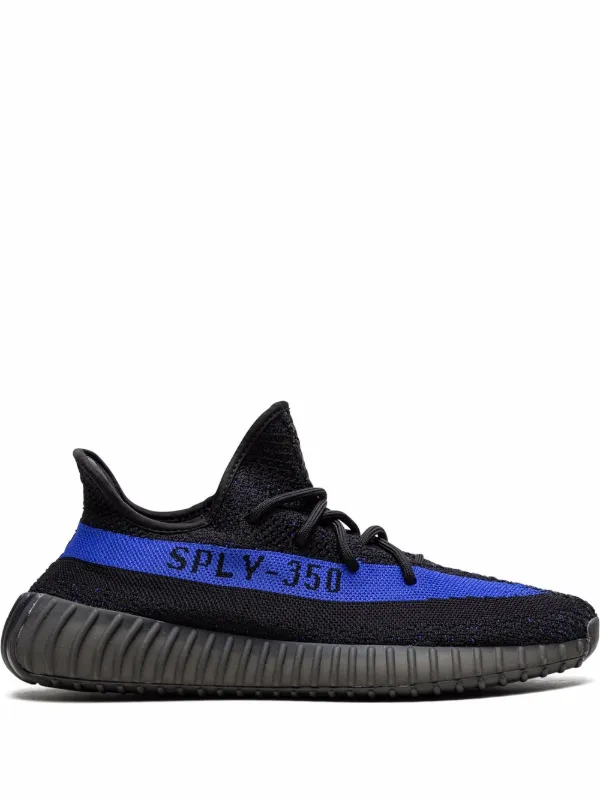 black and blue yeezys