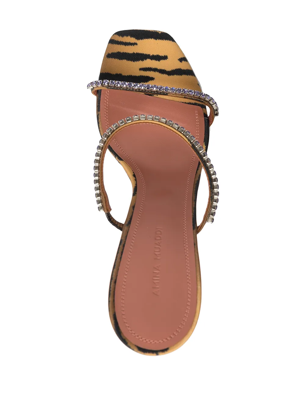 фото Amina muaddi босоножки gilda 95 с принтом