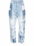 FRAME patchwork-design denim jeans - Blue