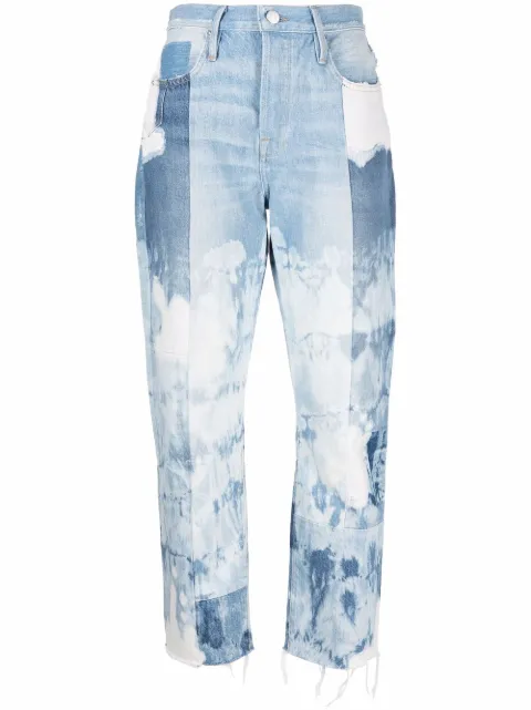 FRAME jeans con diseño patchwork