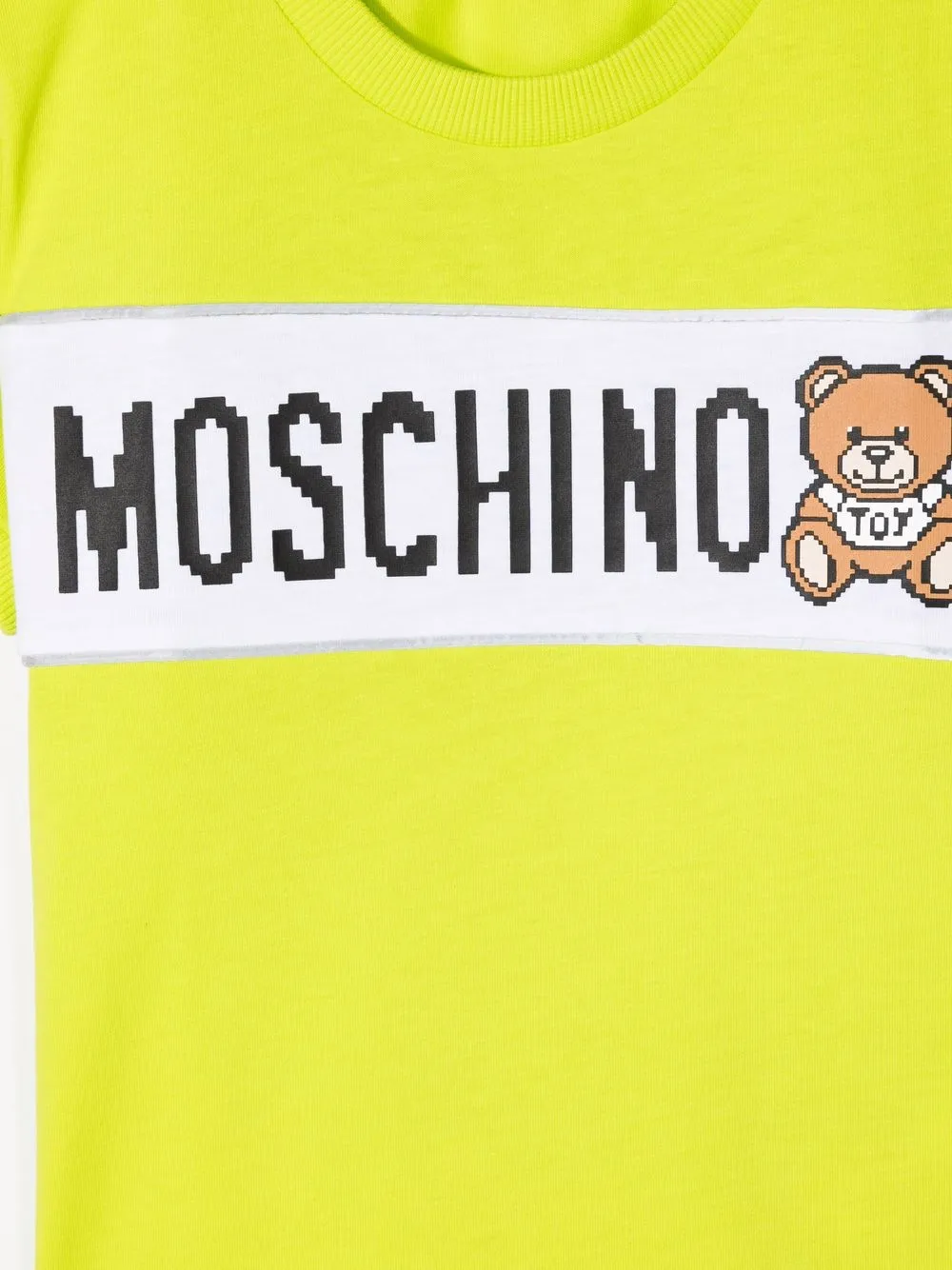 фото Moschino kids футболка с принтом teddy bear