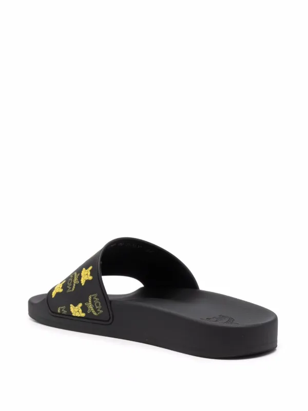 gold mcm slides
