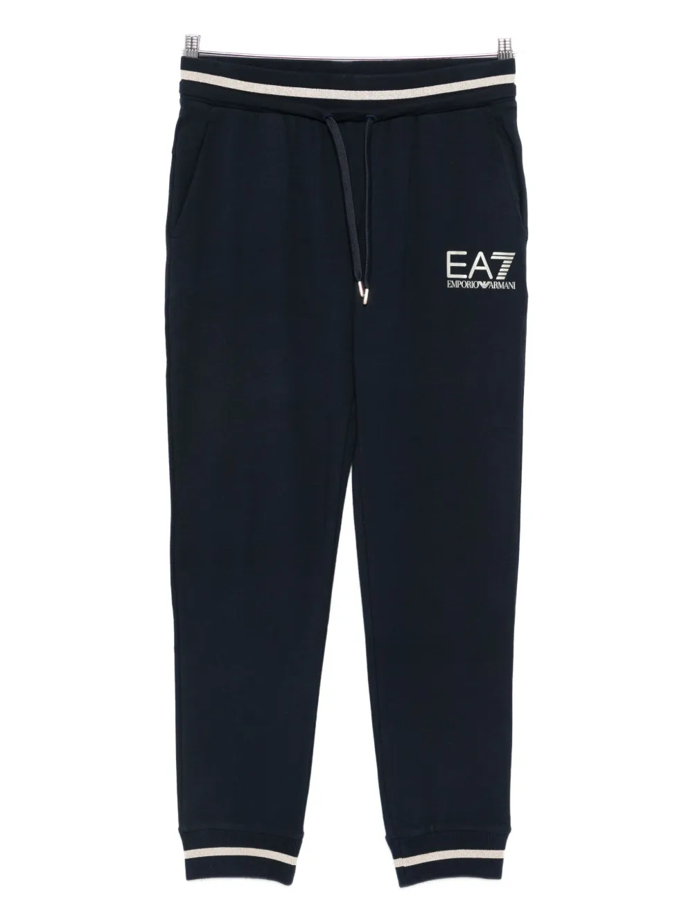 Ea7 Emporio Armani logo-print track pants | Blue | Image 1