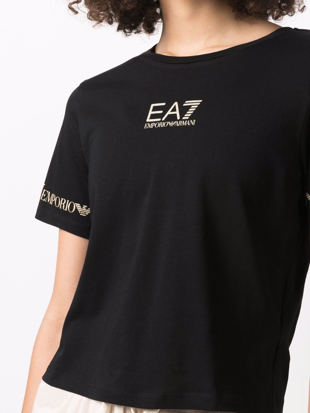 фото Ea7 emporio armani футболка с логотипом