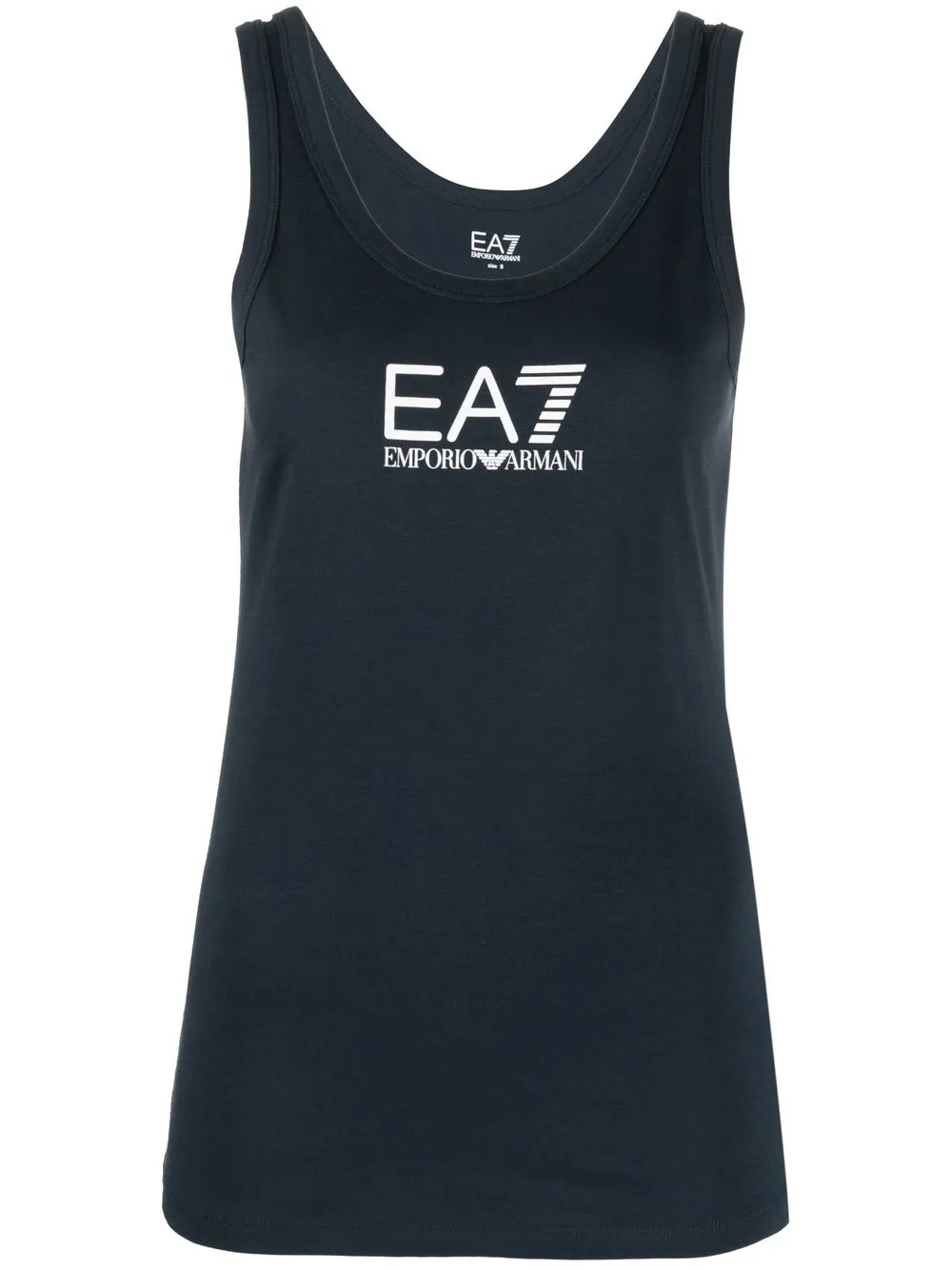 

Ea7 Emporio Armani camiseta con logo estampado - Azul