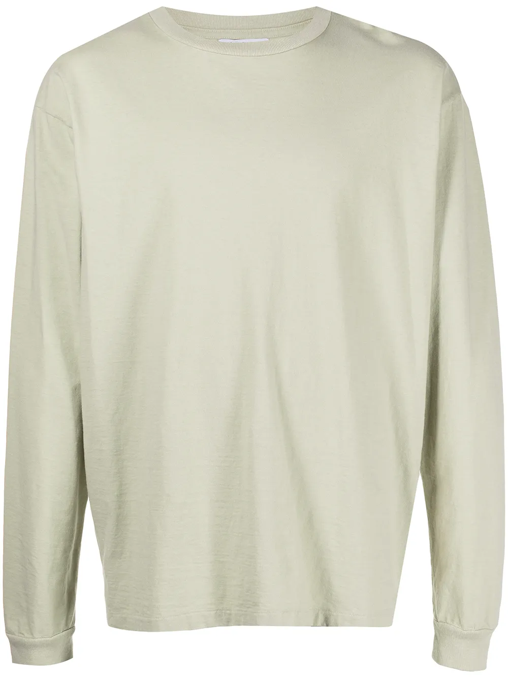 crew-neck long-sleeve T-shirt