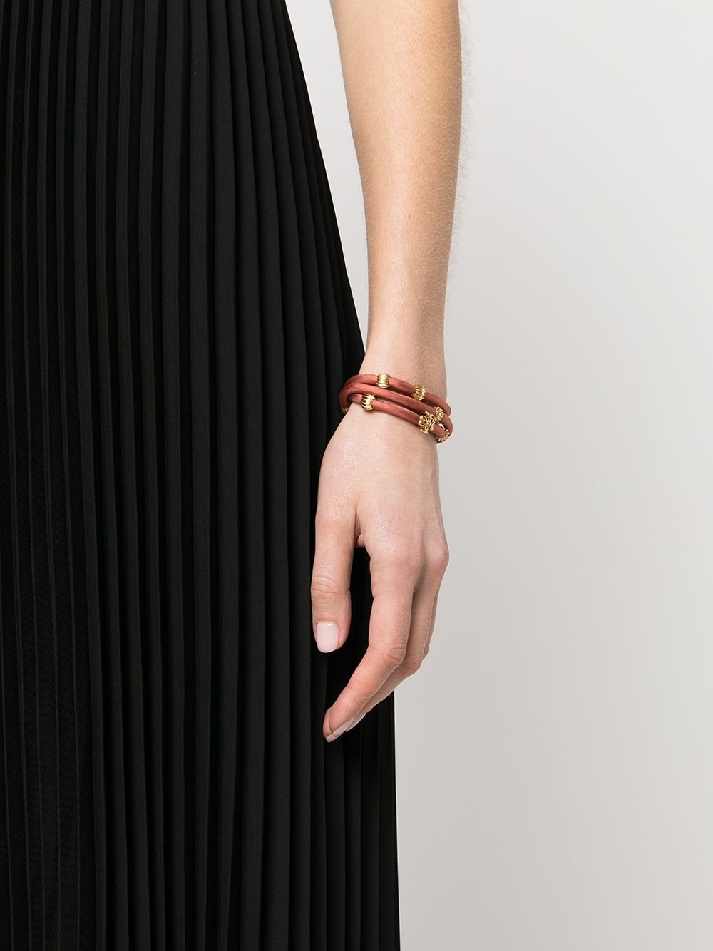 Tory Burch Zijden armband - Rood