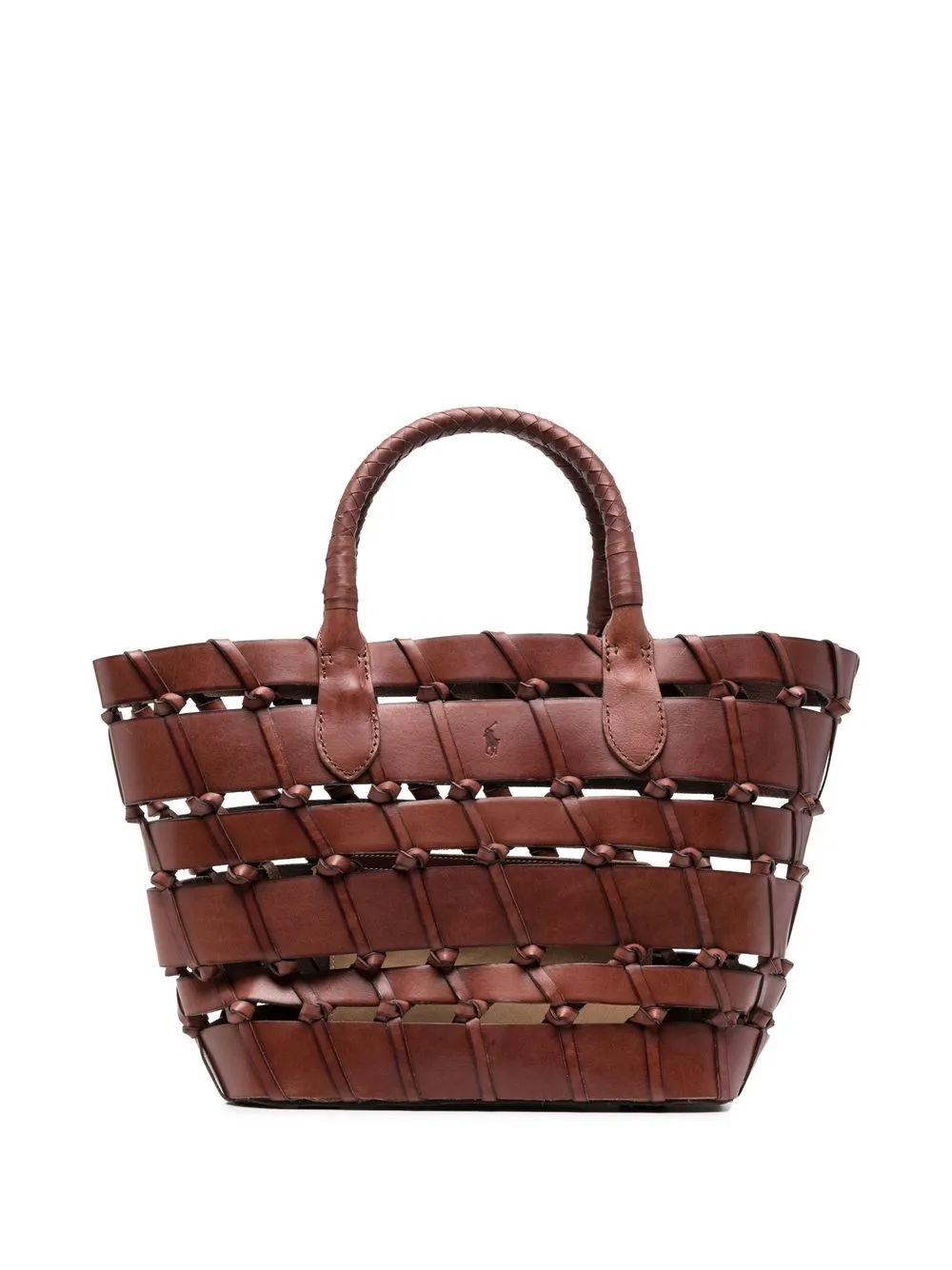 

Polo Ralph Lauren tote con aberturas - Marrón