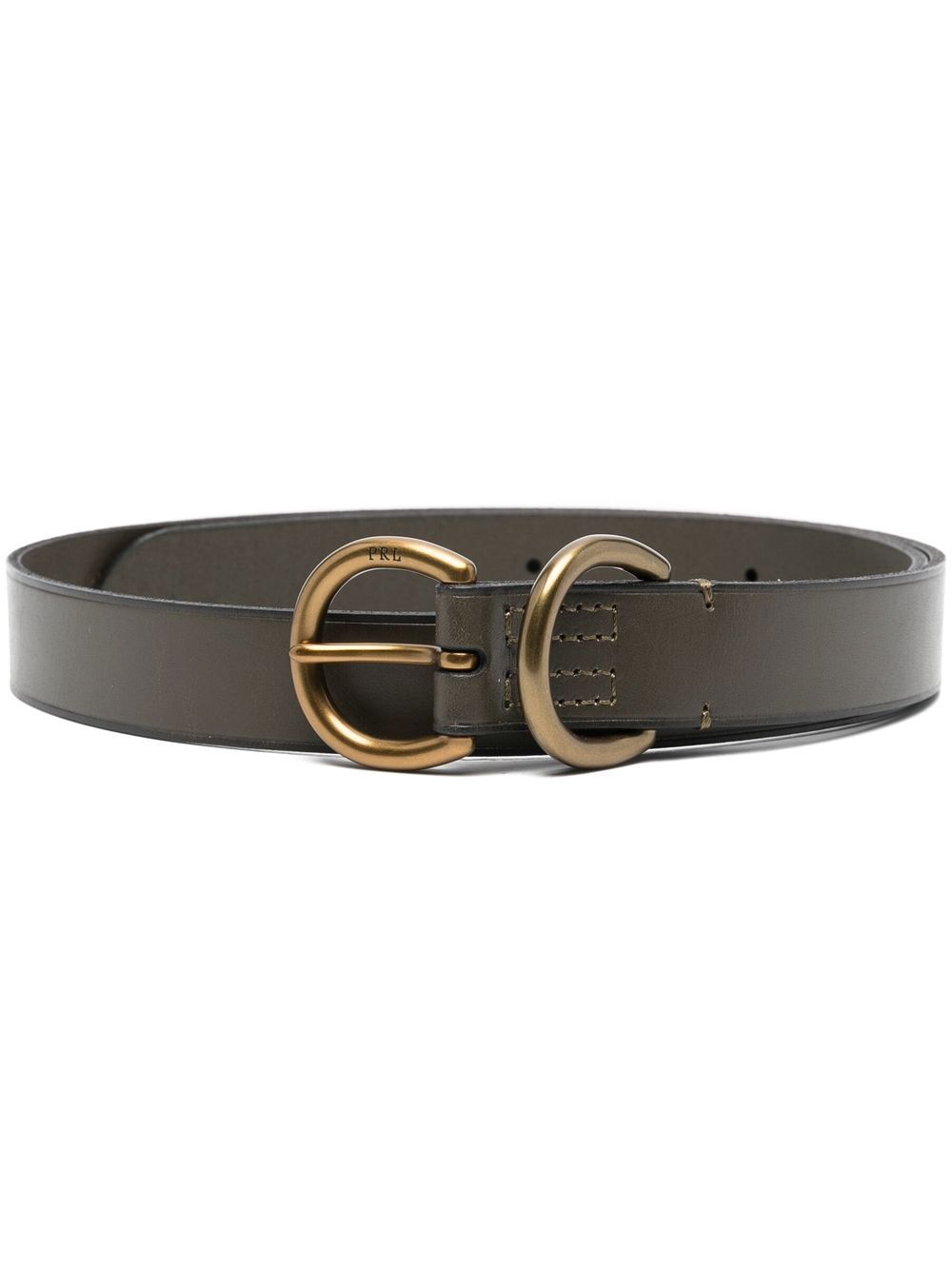 Polo Ralph Lauren D-ring Vachetta Skinny Belt In Green | ModeSens