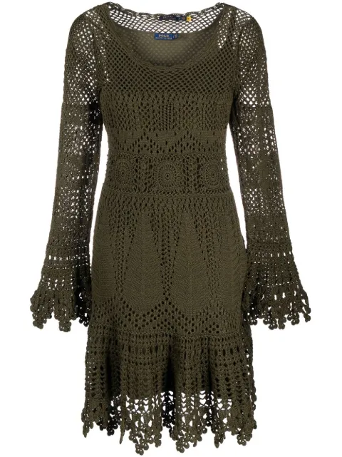 Polo Ralph Lauren crocheted midi dress