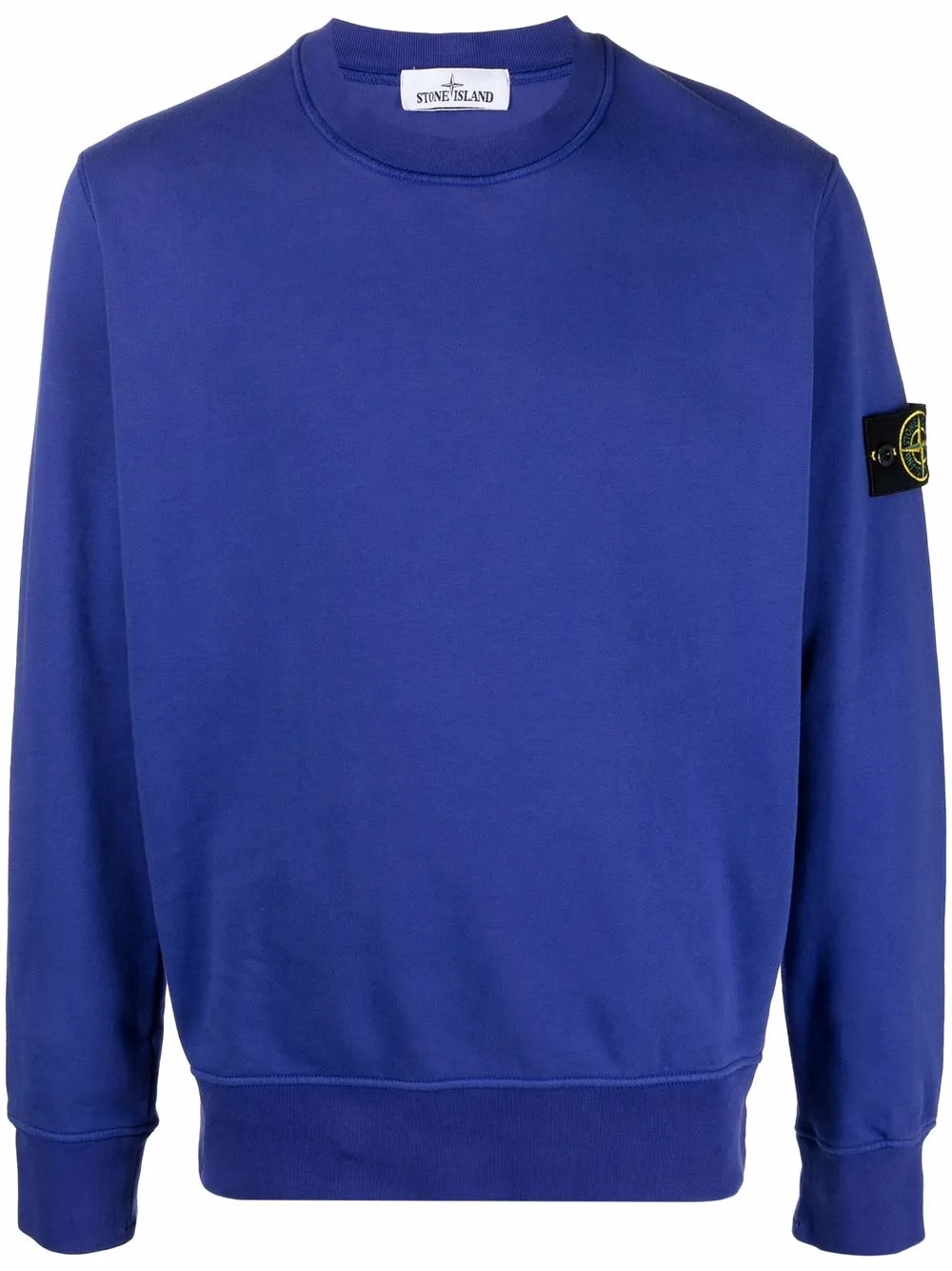 Stone Island Logo-patch Sweatshirt In Purple | ModeSens