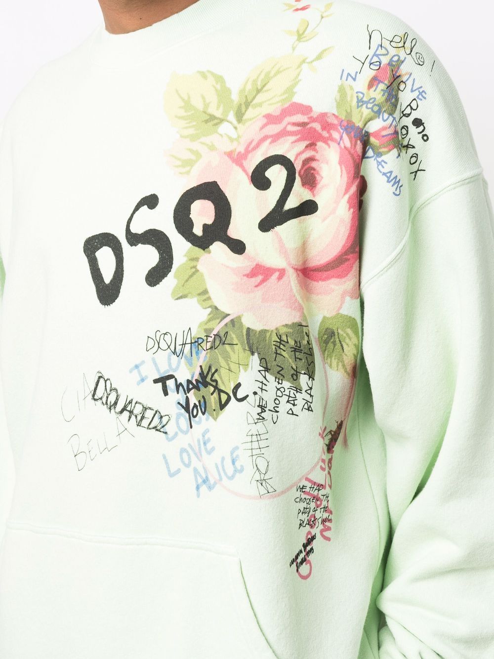 фото Dsquared2 толстовка с логотипом