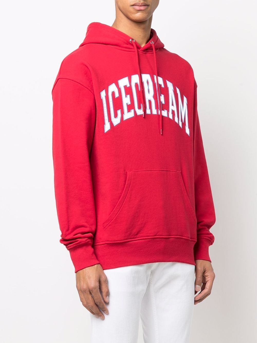 фото Icecream худи с кулиской и вышитым логотипом