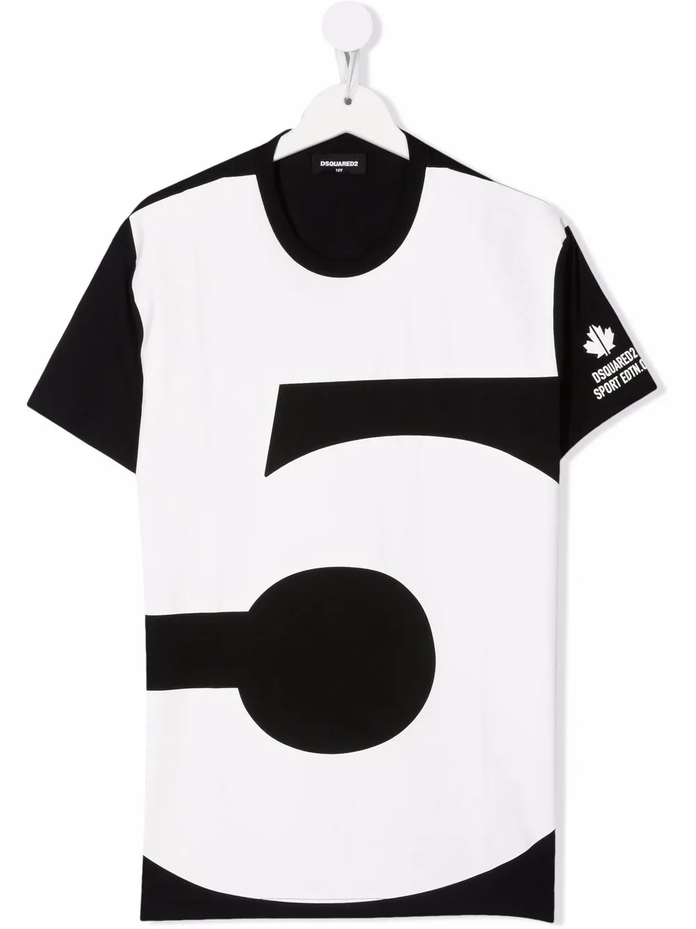 

Dsquared2 Kids playera con logo estampado - Negro