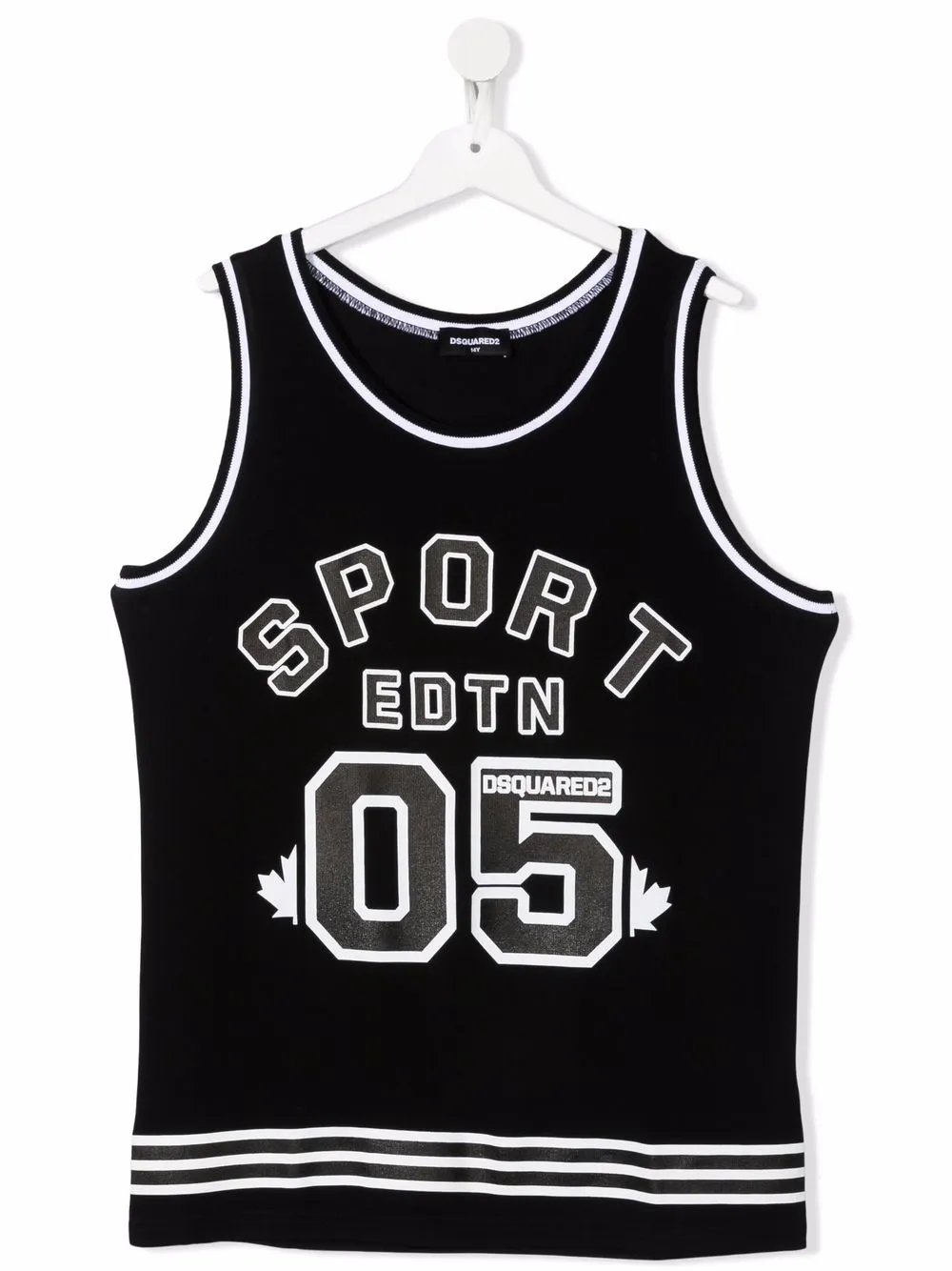 

Dsquared2 Kids top con motivo Sport - Negro