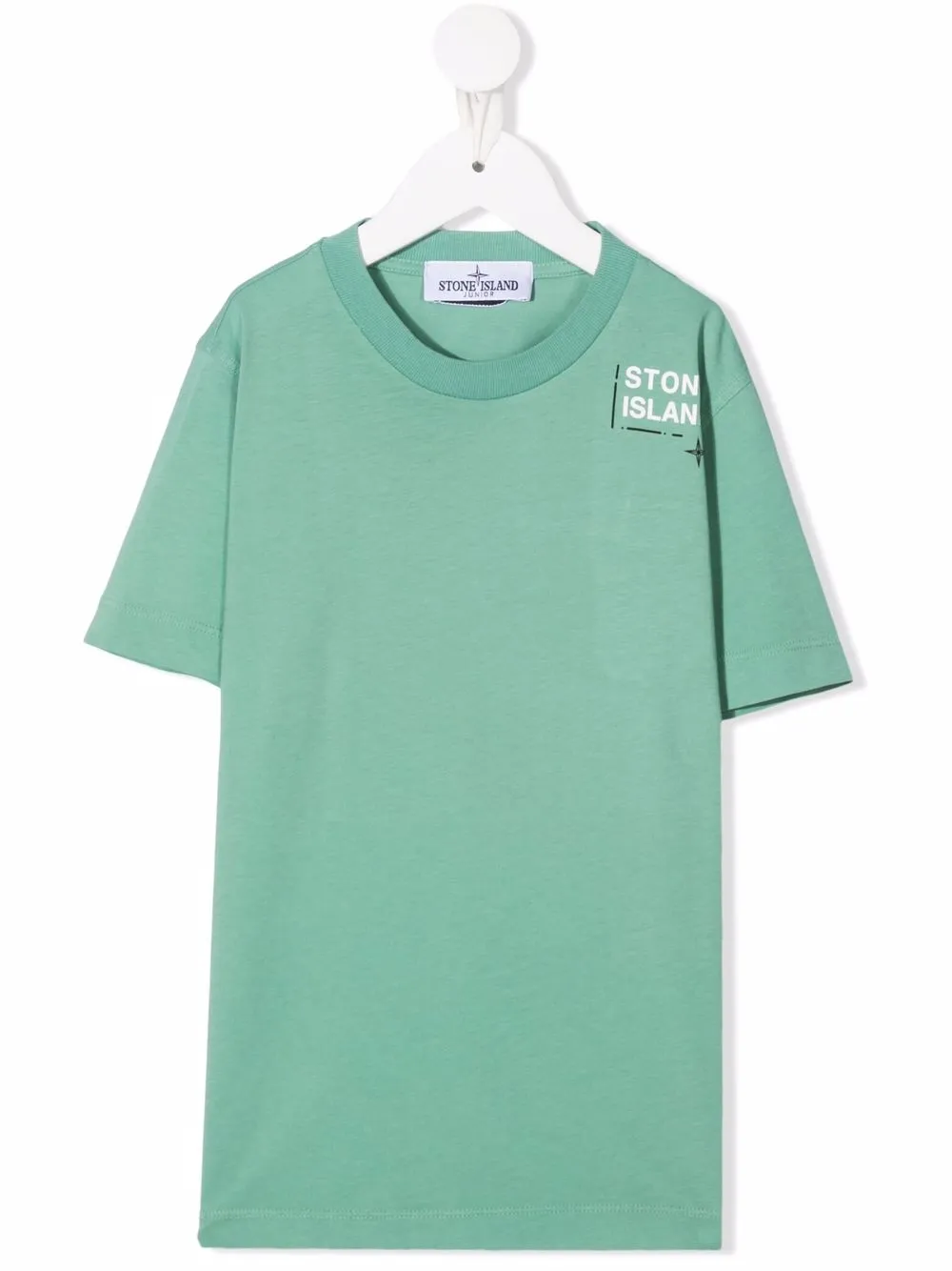 

Stone Island Junior playera con logo estampado - Verde