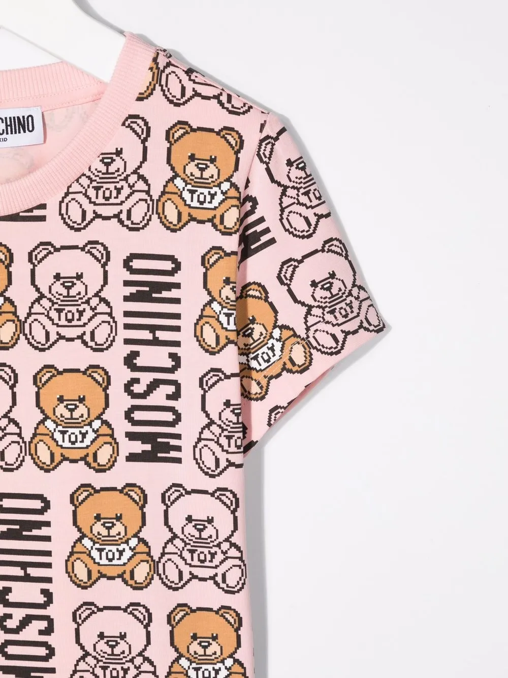 фото Moschino kids футболка teddy bear