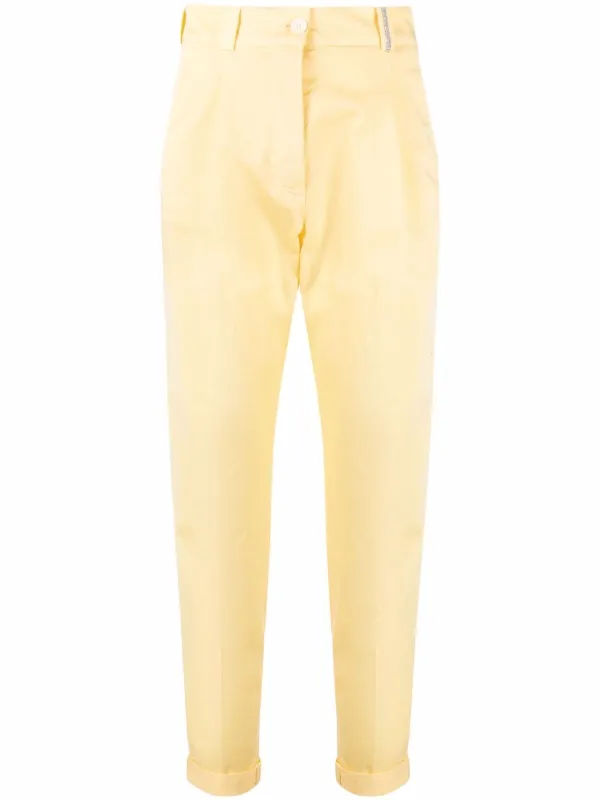 Shop Fabiana Filippi skinny-cut cropped 