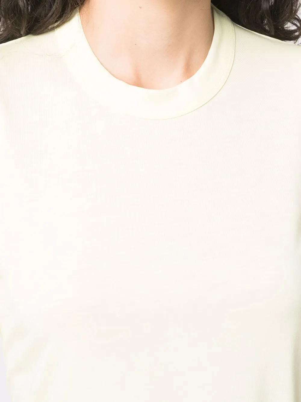 Rodebjer Crew-neck T-shirt In Yellow