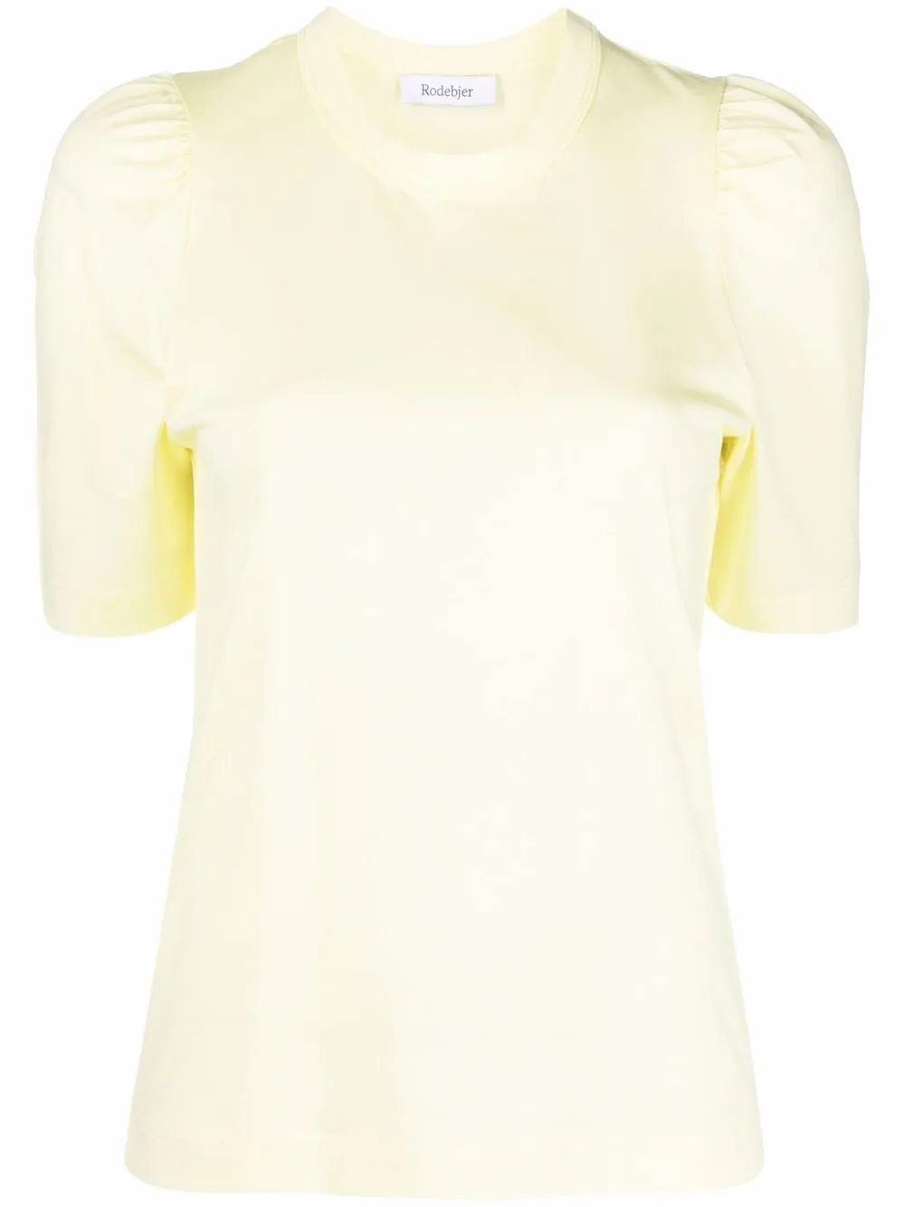 Rodebjer Crew-neck T-shirt In Yellow