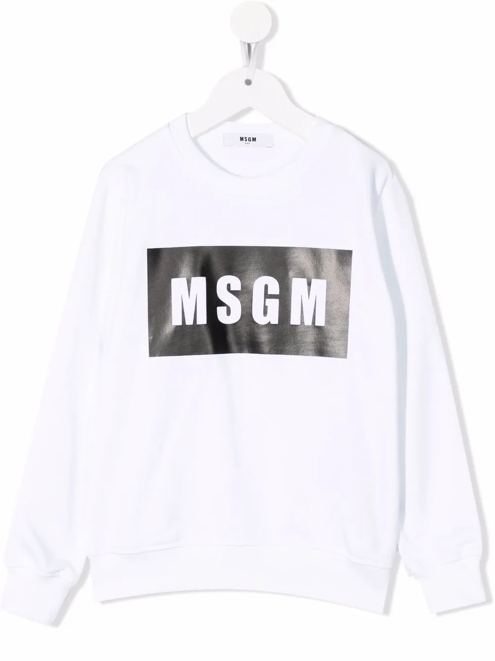 

MSGM Kids logo-print sweatshirt - White