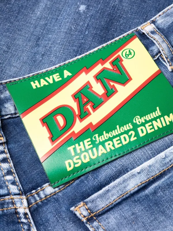 Dsquared2 ディースクエアード タイダイ ハイウエストジーンズ - FARFETCH