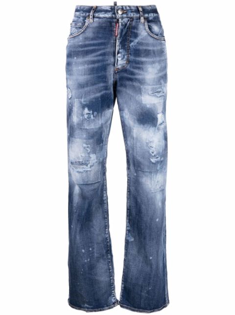 DSQUARED2 high-waisted tie-dye jeans Women