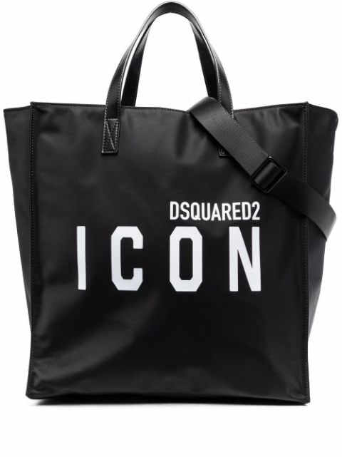 Dsquared2 bolsa de hombro con logo estampado 