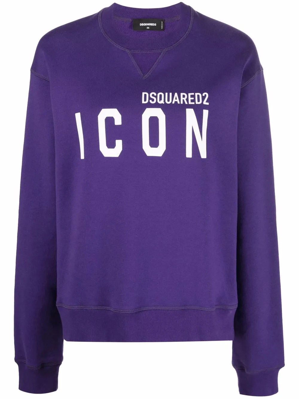 

Dsquared2 sudadera con estampado Icon - Morado