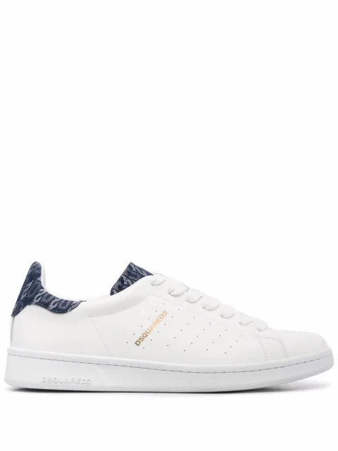 logo-pattern Boxer sneakers