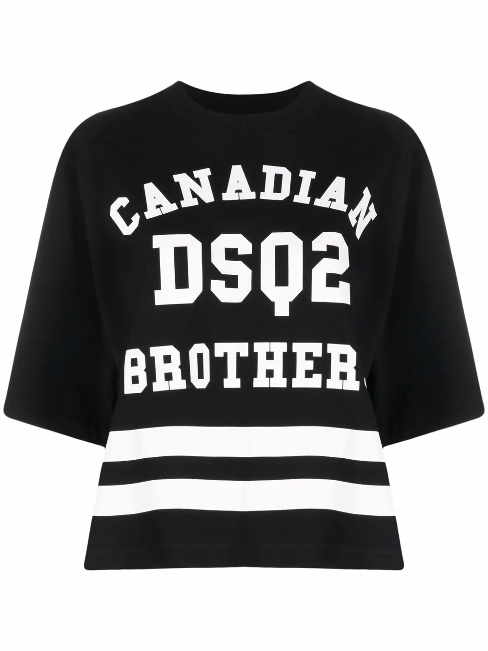 

Dsquared2 logo-print cotton T-shirt - Black