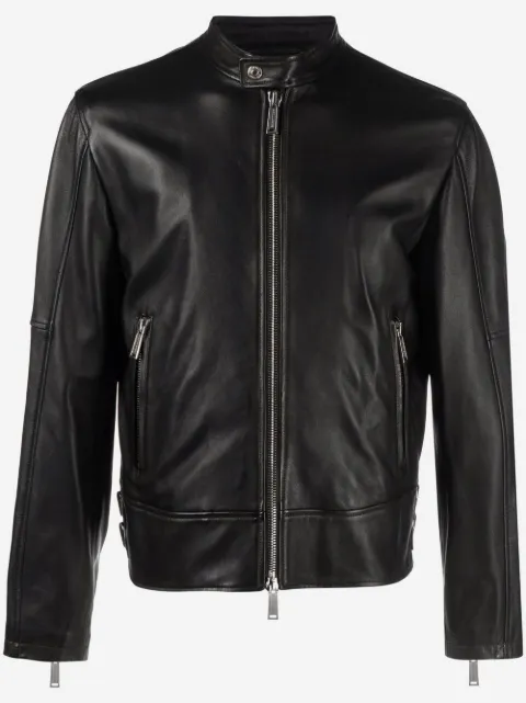 DSQUARED2 leather biker jacket