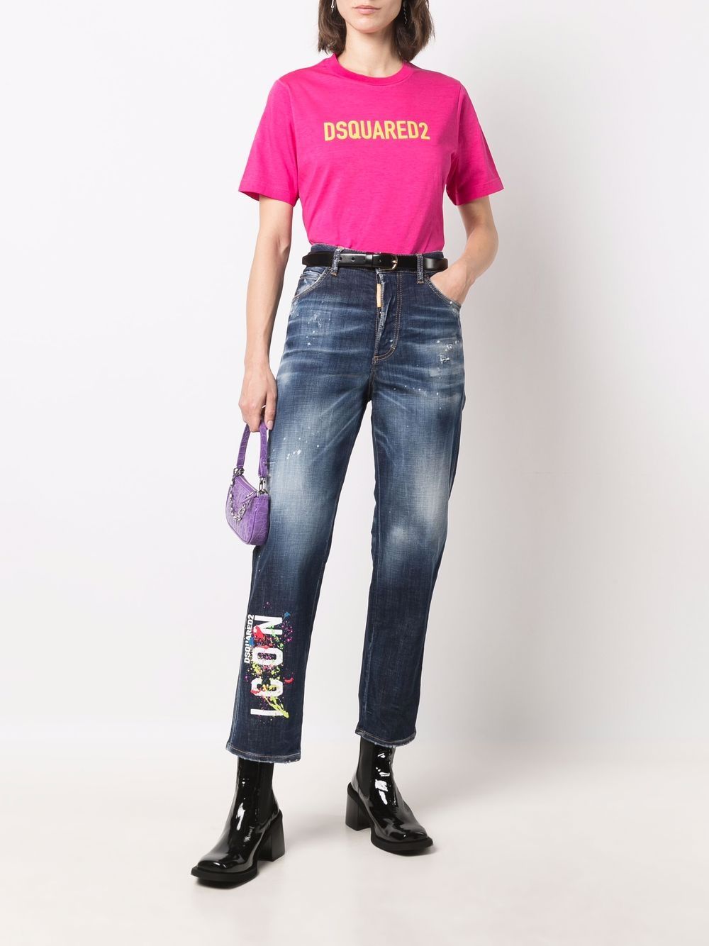 Dsquared2 Straight jeans - Blauw