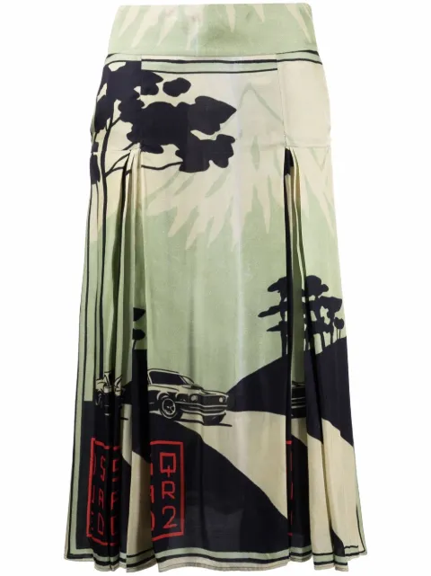 DSQUARED2 Rock mit grafischem Print
