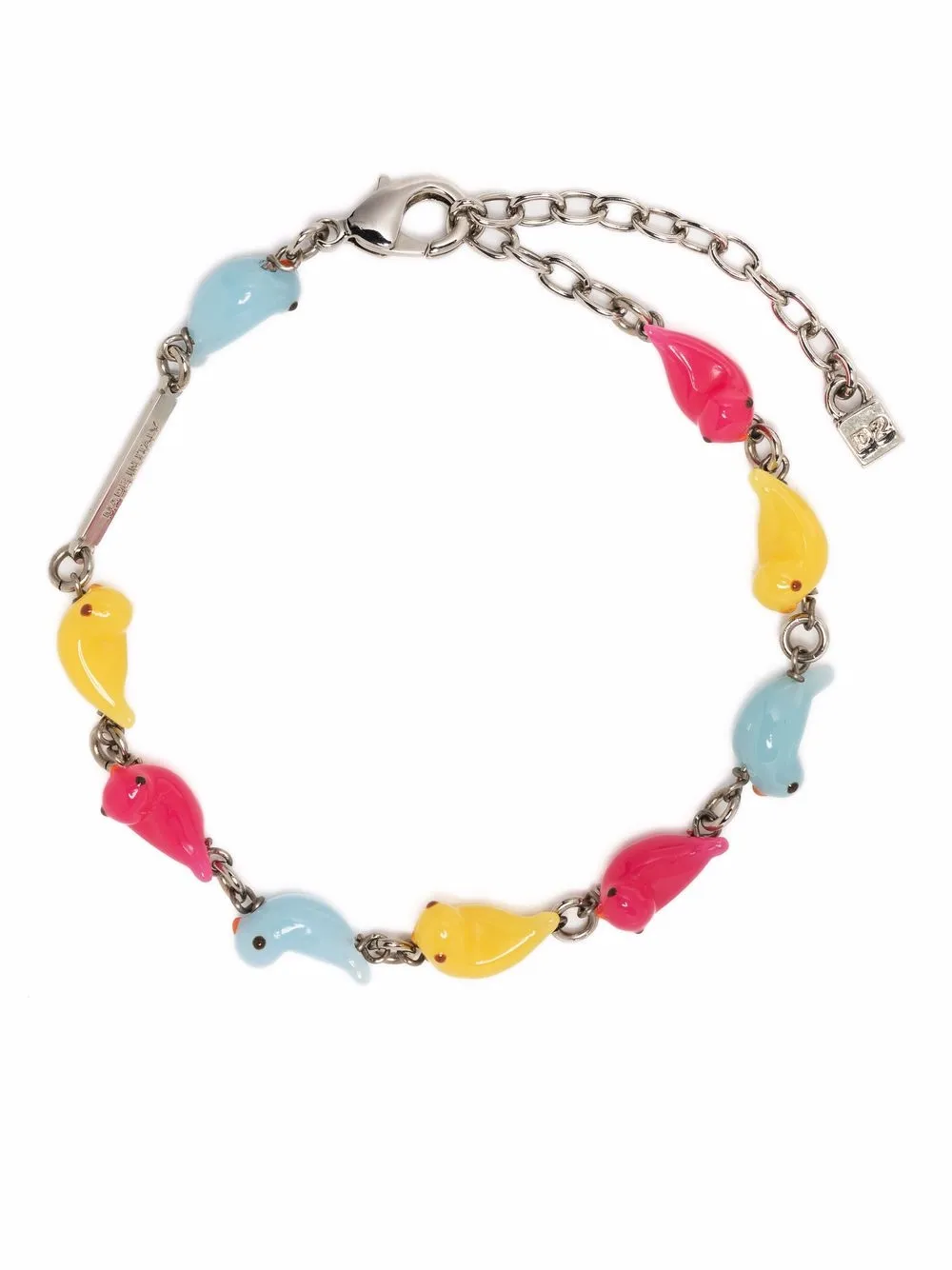 

Dsquared2 resin beaded bracelet - Silver