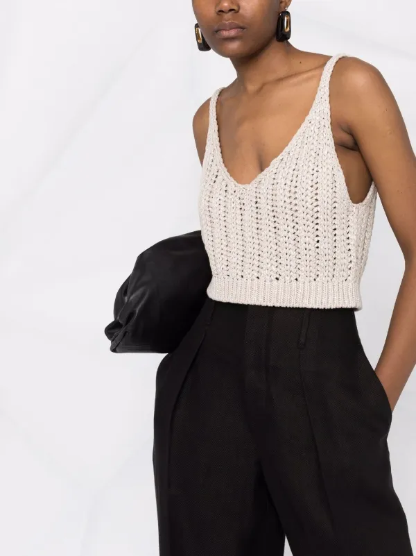 Fabiana Filippi rib-knitted Sleeveless 