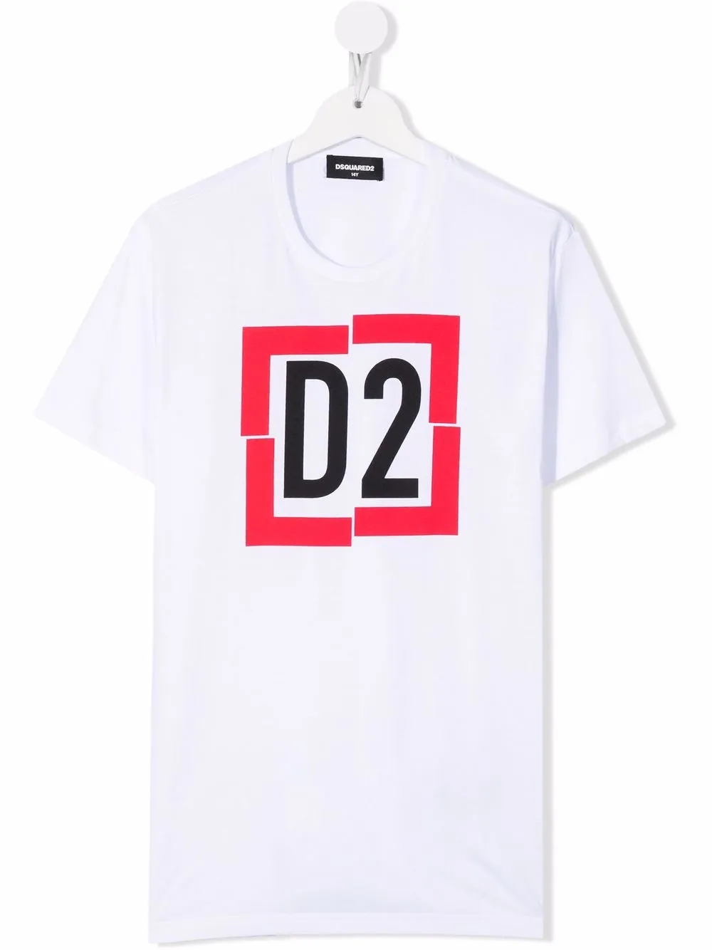 

Dsquared2 Kids playera con logo estampado - Blanco