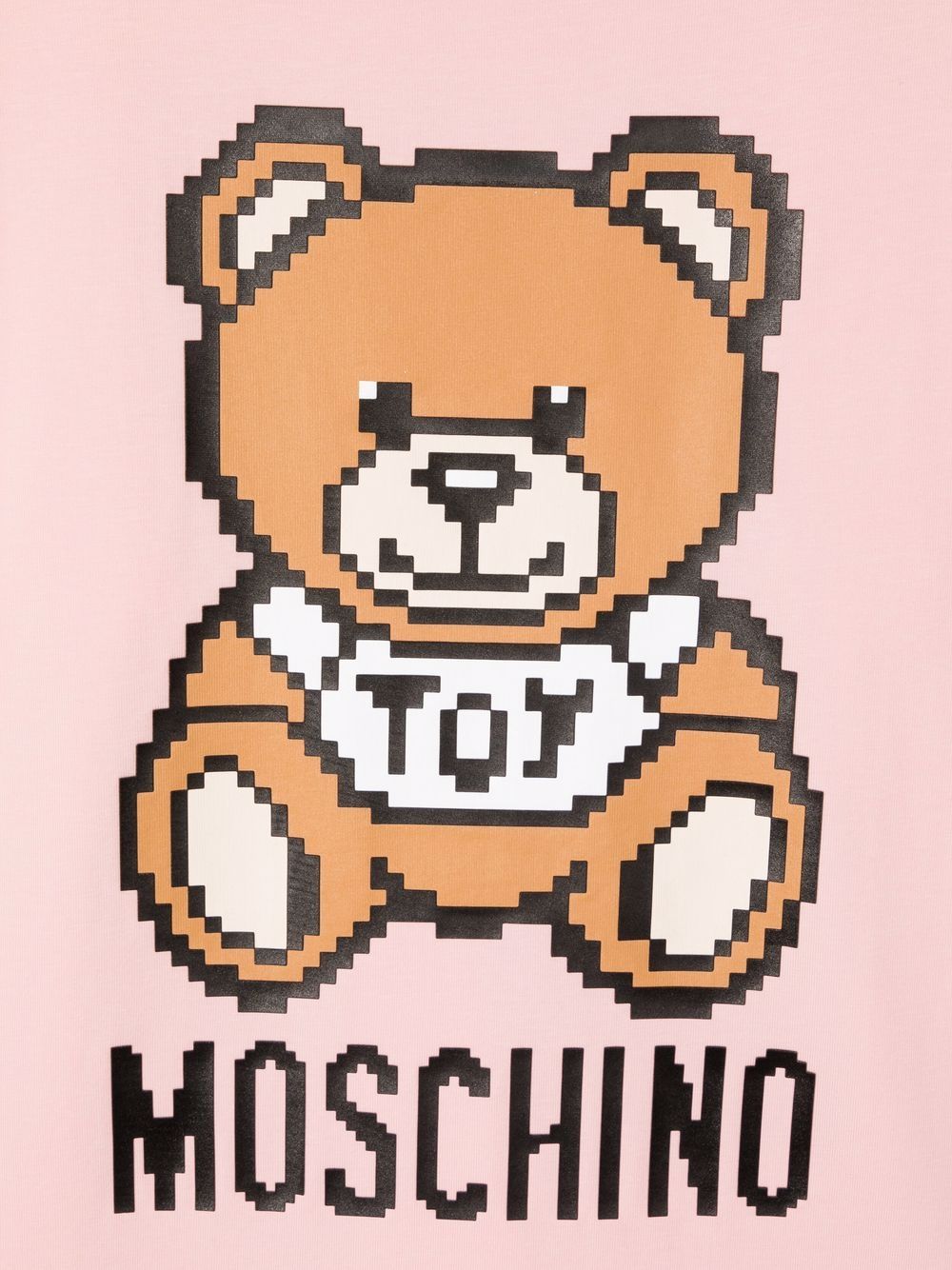 фото Moschino kids футболка с принтом teddy bear