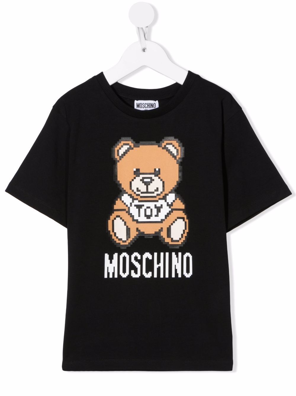 фото Moschino kids футболка с принтом