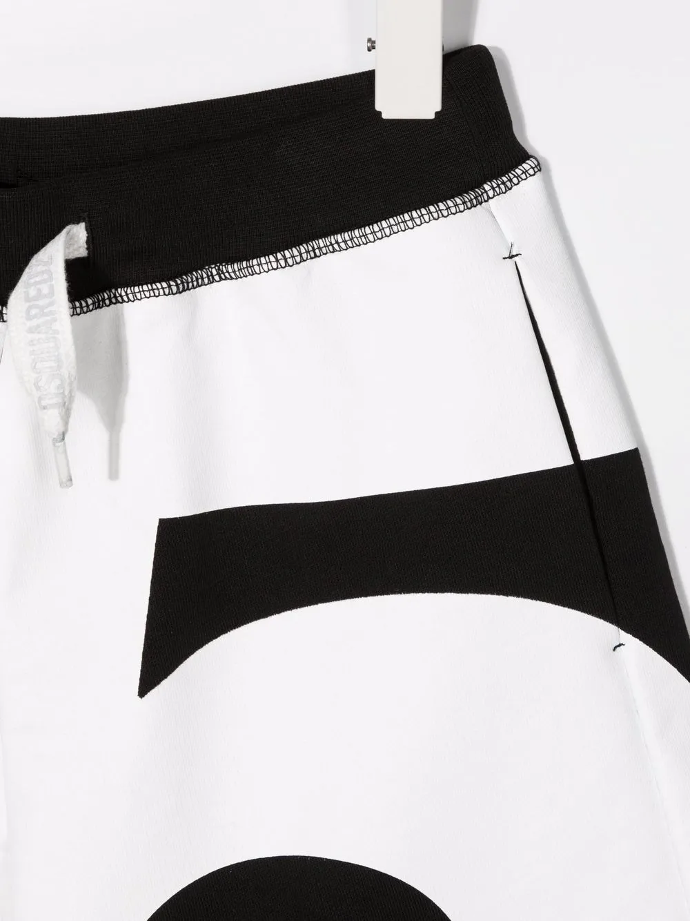 Number-Print Track Shorts