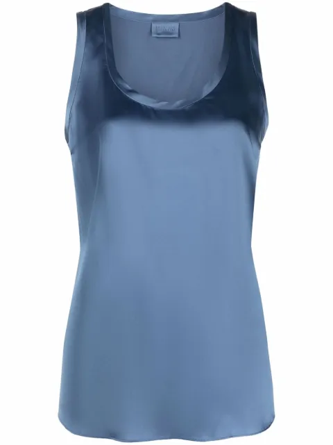 Brunello Cucinelli scoop-neck silk blouse