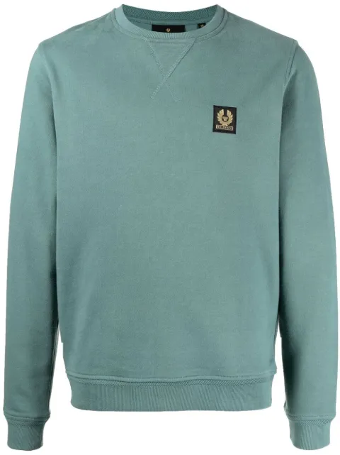 Belstaff logo patch cotton sweatshirt