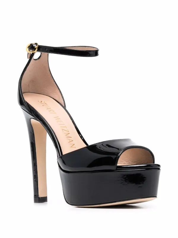 stuart weitzman black platform heels