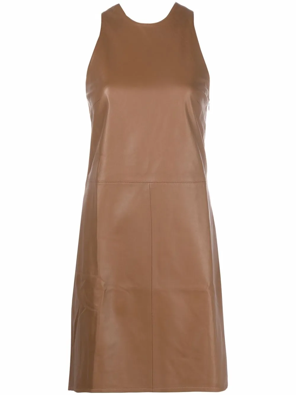 Loulou Studio halter leather dress