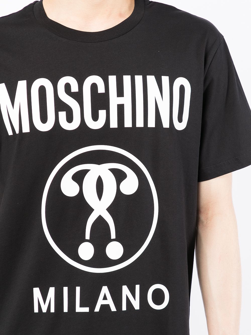 фото Moschino футболка с логотипом