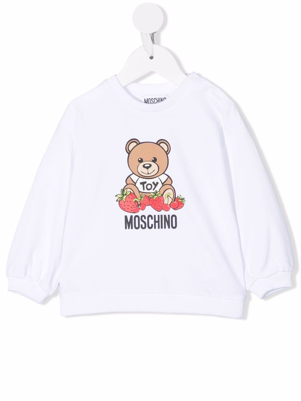 фото Moschino kids толстовка с логотипом