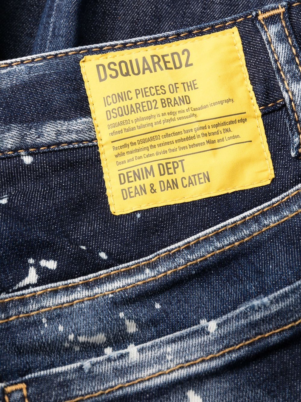 DSQUARED2 distressed straight-leg jeans Women